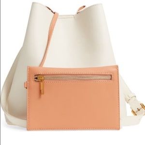 Faux Leather Bucket Bag